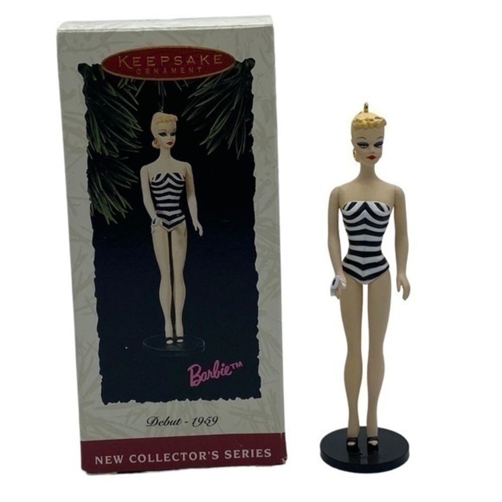 Hallmark Keepsake Vintage Barbie Debut 1959 Christmas Ornament 1994 in Box